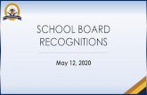 SCHOOL BOARD RECOGNITIONS · 2020-05-20 · North Paulding HS. Ruth Nya. North Paulding HS. Atsingnwi Tuma. Paulding County HS “Seniors who exhibit excellence in all phases of school