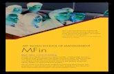 MIT SLOAN SCHOOL OF MANAGEMENT MFin Sloan... · by pursuing an optional MFin concentration by taking an additional 3 electives in one of these areas: ... Application deadline January