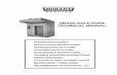 HBA2G RACK OVEN TECHNICAL MANUAL...701 S Ridge Avenue, Troy, OH 45374 1-888-4HOBART • Page 2 of 2 F-40014 – HBA2G Double Rack Oven – Gas As continued product improvement is a