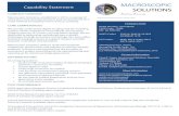 Capability Statement (current) - Macroscopic Solutionsmacroscopicsolutions.com/store/wp-content/uploads/... · Capability Statement COMPANY OVERVIEW Macroscopic Solutions, established
