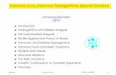 Harmonic Sums, Harmonic Polylogarithms, Special Functionsblumlein/TeachingD/capp.pdf · 2017-06-02 · Harmonic sums of the variable are associated to Mellin transforms of weighted