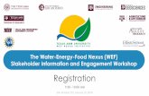 The Water-Energy-Food Nexus (WEF) Stakeholder Information ... · Paper #3: Water, Energy, and Food Waste Reutilization in San Antonio Paper #4: Environmental Impact Assessments of