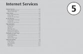 Internet Services 5 - ソフトバンク · Internet 5-2 5 Internet Services Access Mobile sites via Yahoo! Keitai or Internet sites via PC Site Browser. View Web page contents or