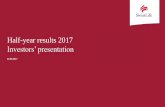 Half-year results 2017 Investors’ presentation€¦ · Net investment result insurance portfolio for own risk 2 315 2 050 Net insurance benefits and claims -9 093 7 958 Policyholder