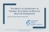 The impact of uncertainty in thermal scattering on nuclear ... · Ljubljana, Slovenia, 13th May 2020. Outline TRIGA JSI research reactor description Experimental data Motivation Objectives