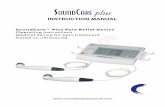 INSTRUCTION MANUAL · Current Solutions™, LLC Current Solutions™, LLC 1.2 Therapy possibilities The ultrasound therapy SoundCare™ Plus is an apparatus featuring an ultrasound