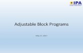 Adjustable Block Programs - Illinois · 5/17/2017  · Past DG Procurements •Five-year REC contracts •Supplemental Photovoltaic Procurement •Used funds from the Renewable Energy