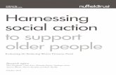 Harnessing social action to support older people · 7 Harnessing social action to support older people Table B.18: Mean values of important characteristic variables for the intervention