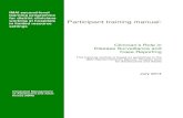 Participant training manual - IMAI Allianceimaiimcialliance.org/documents/Core_Programs... · Participant training manual: Clinician’s Role in Disease Surveillance and Case Reporting