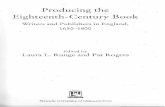 Producing the Eighteenth-Century Book - UCSBoldemc.english.ucsb.edu/.../Ezell_InvisibleBooks.pdf · Producing the Eighteenth-Century Book Writers and Publishers in England, 1650-1800