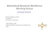 Biomedical Research WorkforceResearch Workforce Working Group · • August 5, 2011 –one day meeting of modeling sub‐committee in Cambridge, MA – Def ... (see next slides),