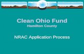 Clean Ohio Fund - Cloudinaryres.cloudinary.com/.../clean-ohio-powerpoint.pdfClean Ohio Fund Hamilton County NRAC Application Process 3 main areas of focus in grant application: I.