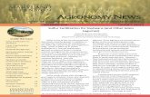 AGRONOMY NEWS - Hamby Lab...(imidacloprid, ayer) in a 3-year grain crop rotation of full-season soybean, winter wheat, double-cropped soybean and corn. Objectives: To determine the