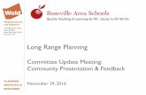 Roseville Area Schools - Long Range Planning 11-29-16... · Wold Architects and Engineers 332 Minnesota Street Suite W2000 Saint Paul, MN 55101 651 227 7773 PLANNERS ARCHITECTS ENGINEERS
