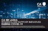 CA SRI LANKA STAKEHOLDER SUPPORT INITIATIVES DURING … · CA Sri Lanka has been keeping its stakeholders updated on the numerous taxation updates and guidelines issued by the Inland
