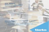 Q1 2017 Interim Report - TietoEVRY · currently around 20–25% of infrastructure services are represented by cloud, predominantly private, with public cloud as an option. Annual
