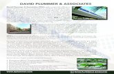 DAVID PLUMMER & ASSOCIATES · project included paving, grading, drainage, water and sewer design, pavement markings, and signage. Internal roadways and driveway entrances were also