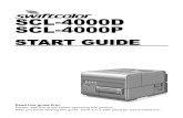 SCL-4000D/SCL-4000P START GUIDE - SwiftColor SCL-4000D SCL-4000P CE This equipment conforms with the