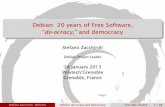 Debian: 20 years of Free Software, ``do-ocracy,'' and ...air.imag.fr/mediawiki/images/4/4f/Zack-debian-20130128.pdf · 1/28/2013  · comp.os.linux.development make GNU/Linuxcompetitivewith