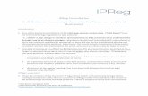 IPReg Consultation Draft Guidance - Improving Information for … · 2019-08-15 · IPReg Consultation Draft Guidance - Improving Information for Consumers and Small Businesses Introduction
