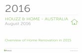 HOUZZ & HOME - AUSTRALIA August 2016 · MORE AFFORDABLE” AS TOP REASON FOR RENOVATING VS. BUYING — BY AGE RANGE Why We’re Renovating vs. Buying a “Perfect” Home Charts below
