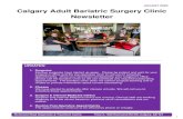 AUGUST 2020 Calgary Adult Bariatric Surgery Clinic Newsletter...Richmond Road Diagnostic & Treatment Centre Floor 2, 1820 Richmond Rd SW, Calgary, AB T2T 5C7 1 appointments. unable
