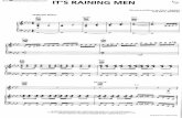 More on freepianosongs.blogspot - Princeton Universitydbarolia/Sheet Music/Pop/Geri Halliwell - Its... · IT'S RAINING MEN words Music by PAUL JAgARA and PAUL SHAFFER . rain - rain