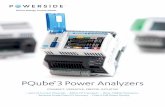 PQube 3 Power Analyzers · live meters, recent events, and system status Powerside’s PQube 3 power analyzers are the only complete solution on the market. With an exhaustive array