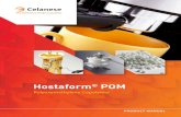 Hostaform POM · Hostaform ® POM 5 Table of Content 5.3 Extrusion 92 5.3.1 Extruder and screw 92 5.3.2 Material grades 92 5.3.3 Extrusion of round bars 92 5.3.4 Extrusion of sheets
