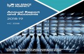 Annual Report and Accounts - gov.uk · HC 2258 UK Space Agency Annual Report and Accounts 2018-19 ... the International Disaster Charter, a global effort to tackle humanitarian and