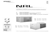 Aermec NRL A E HA HE 0280-0700 Installation Manualplanetaklimata.com.ua/instr/Aermec/Aermec_NRL_A_E_HA_HE... · 2019-01-25 · a high efficiency e high efficiency silenced version