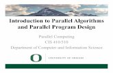 Introduction to Parallel Algorithms and Parallel …Lecture 12 – Introduction to Parallel Algorithms Communication (Interaction) ! Tasks generated by a partition must interact to