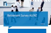 Retirement Survey AU/NZ · Where possible, New Zealand 2017 and 2014 data has been compared. The current study was conducted with n=1005 New Zealand respondents, and 1228 Australian