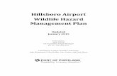 Hillsboro Airport Wildlife Hazard Management Plancdn.portofportland.com/pdfs/Env_WildfireHzdMgtPrgm_HIO.pdf · 1.1 PURPOSE & APPLICATION . The overall objective of the WHMP is to