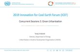 2019 Innovation for Cool Earth Forum (ICEF) · Information Communication Technology Charging infrastructure EV UNIDO Energy Infrastructure for Electric Mobility . 11 Sustainable Cities