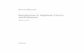 Introduction to Algebraic Curves and Foliationsw3.impa.br/~hossein/myarticles/CurvesFoliations.pdfgebraic Geometry of curves in the two dimensional projective space. The text is mainly
