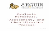 Seguin Independent School District S…  · Web viewDyslexia Referrals, Assessment, and Identification Process It is the policy of Seguin I.S.D. not to discriminate on the basis