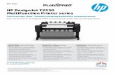 HP DesignJet T2530 Multifunction Printer series - Large Format … · 2019-03-06 · for print/scan/copy enables easy, do-it-yourself operation • Keep workgroups on task—integrated