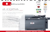 TOP PERFORMANCE - Olivetti S.p.A.images.olivetti.it/.../Brochure_d-Copia_6500MF_plus...d-Copia 6500MFplus and d-Copia 8000MFplus have been designed for large workgroups or small print