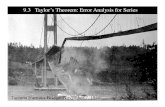Tacoma Narrows Bridge: November 7, 1940 · 4 ( 1) 3 ( 1) 2 ( 1) ( ) ln ( 1) 2 3 − 4 x x x f x x x ∑ − = ∞ − = + 1 1 ( 1) ( 1) n n n n x So the Taylor Series for ln x centered