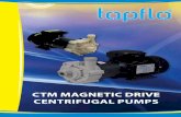 CTM MagneTiC drive CenTrifugal puMps · CTM 320-7: 4.5 m/h CTM 25-8: 3 7 m/h CTM 25-10: 10 m3/h 1. Drive magnet, connected to the motor 2. Isolation shell (rear housing) separating