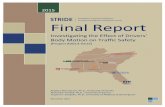 Final Report...Draft Final Report Investig ating the Effect of Drivers’ Body Motion on Traffic Safety Project 2013-051S Angelos Barmpoutis Alexandra Kondyli Virginia P. Sisiopiku