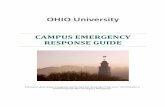 Campus emergency response guide - Ohio UniversityUniversity Campus Emergency Response Guide Revised: 6/10/19 5 ACTIVESHOOTER STEP-BY-STEP PROCEDURE STEP-BY-STEP If an active shooter