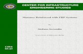 CENTER FOR INFRASTRUCTURE ENGINEERING … papers...of effective and affordable retrofitting techniques for masonry members is an urgent need. Fiber Reinforced Polymer (FRP) composites