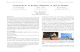 Exaggeration of Avatar Flexibility in Virtual Reality hamalap5/publications/p201... Vive virtual reality