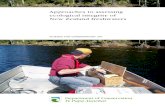 Approaches to assessing ecological integrity of New ...€¦ · Scarsbrook, M. 2011: Approaches to assessing ecological integrity of New Zealand freshwaters. Science for Conservation