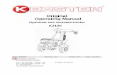 Original Operating Manual - Motoblokai€¦ · •Attachments should be fitted and removed ouly when the engine is turned off! • When changing attachments and parts use appropriate