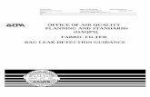 OFFICE OF AIR QUALITY PLANNING AND STANDARDS (OAQPS ... · used to control. Information on fabric filter types and fabric filter operation was taken from References 4 and 5. 2.1 FABRIC