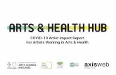 COVID-19 Artist Impact Report For Artists Working in Arts & Health · 2020-07-27 · 2 The Arts & Health Hub is a network for artists and cultural producers (curators etc) interested
