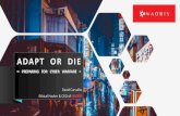 ADAPT OR DIE - Klimafonds · ADAPT OR DIE = PREPARING FOR CYBER WARFARE = David Carvalho Ethical Hacker & CEO of . FACT: CYBER IS A WARFIGHTING DOMAIN Industrial control systems (ICS)